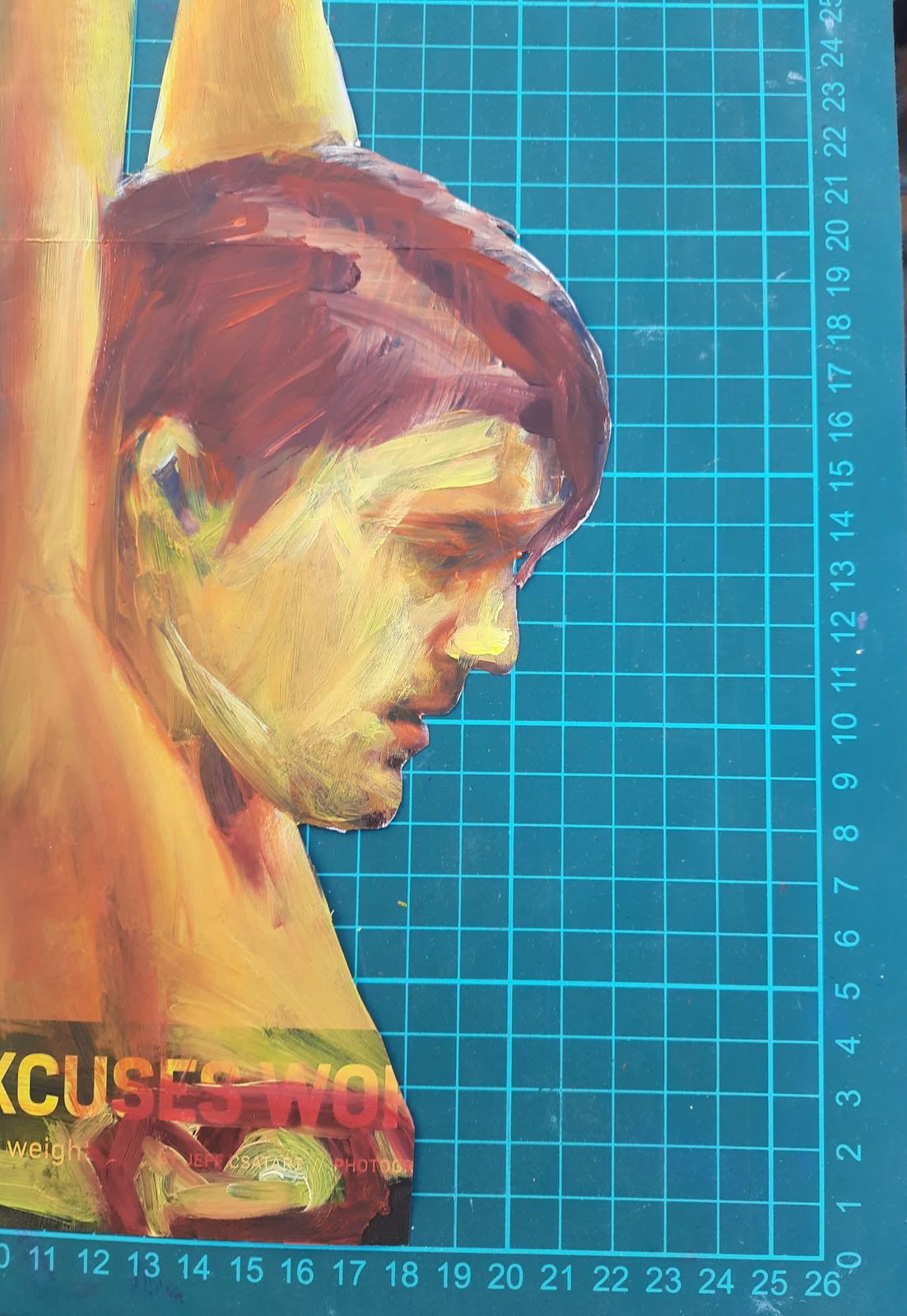 Paper Superman, detail