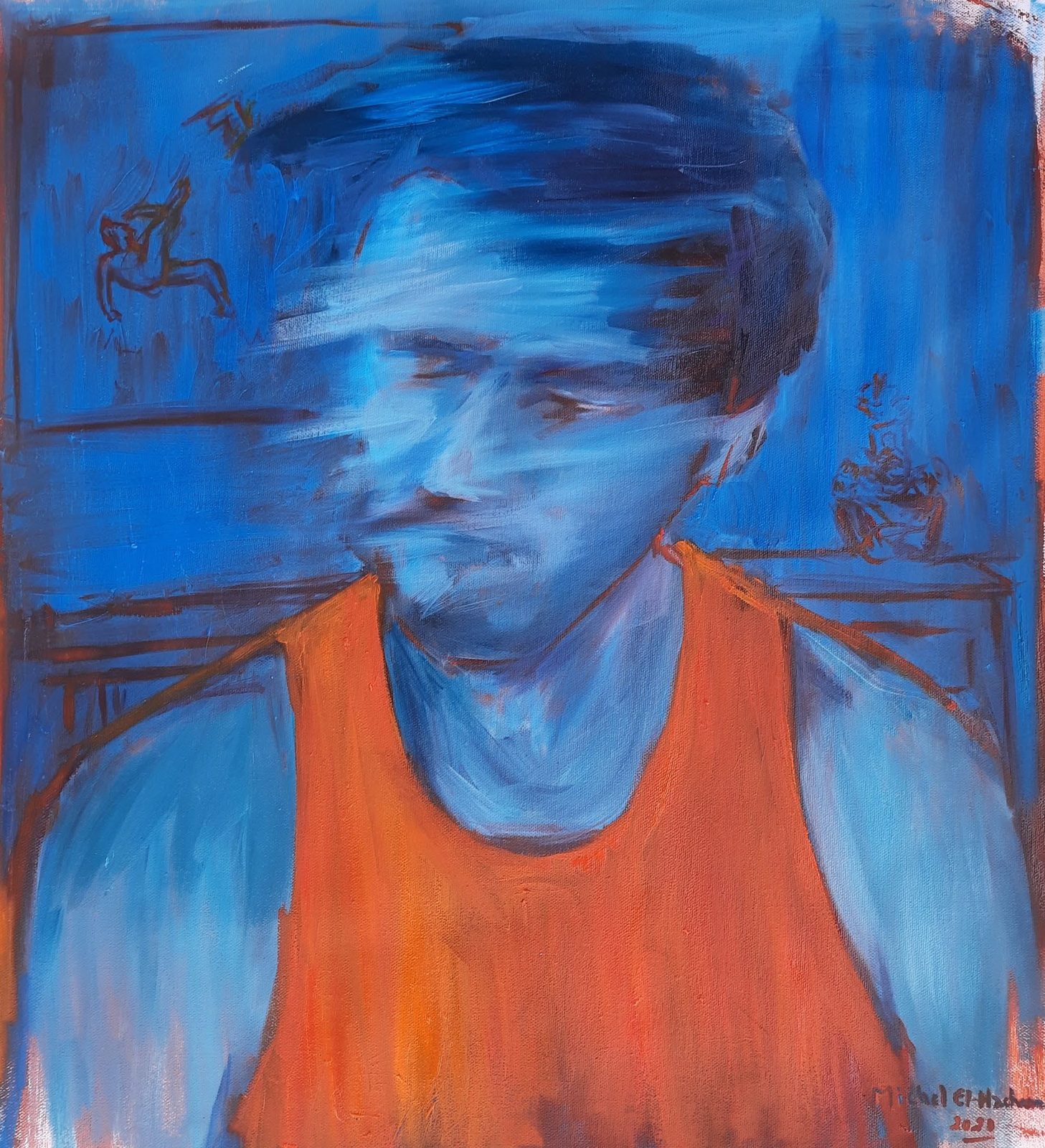 I Refuse This Terror, oil on canvas