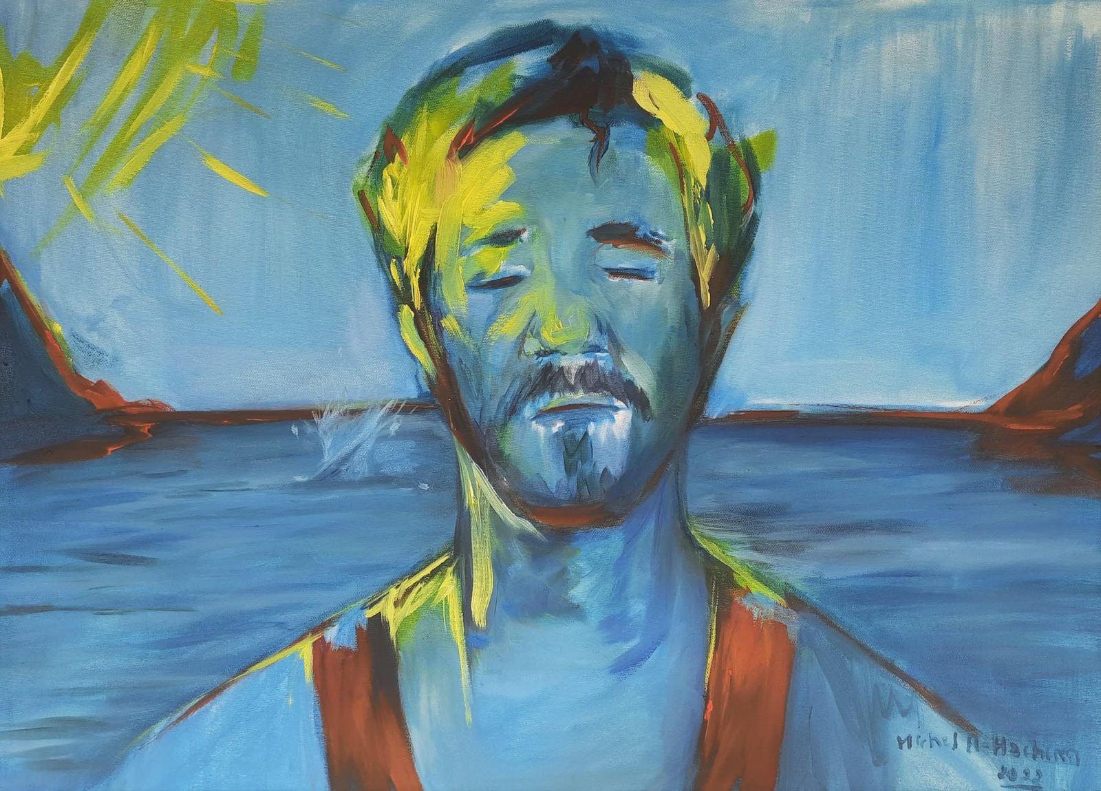Will Watch and Listen, oil on canvas