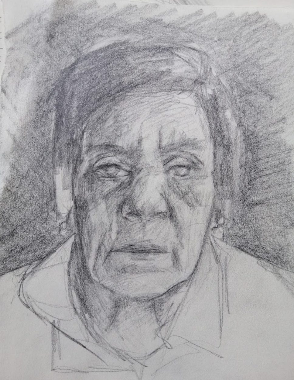 Leila, 2017, pencil on paper