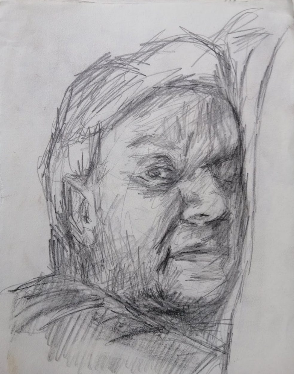 Leila, 2017, pencil on paper